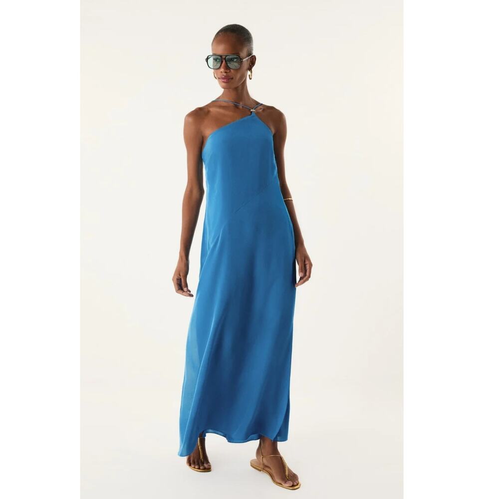 NEW ViX Paula Hermanny Tati Maxi Cover-Up Dress Size Medium